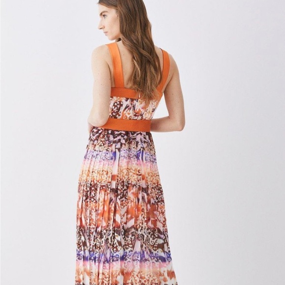 Karen Millen Multicolor Backless Maxi Dress - Picture 3 of 5